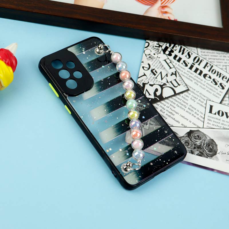 قاب فانتزی بند مرواریدی محافظ لنزدار Samsung Galaxy A33 5G