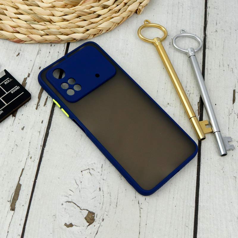 قاب PC مات محافظ لنز دار Xiaomi Poco M4 Pro