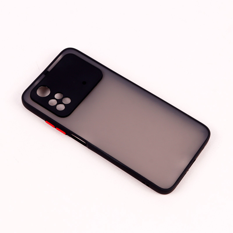 قاب PC مات محافظ لنز دار Xiaomi Poco M4 Pro