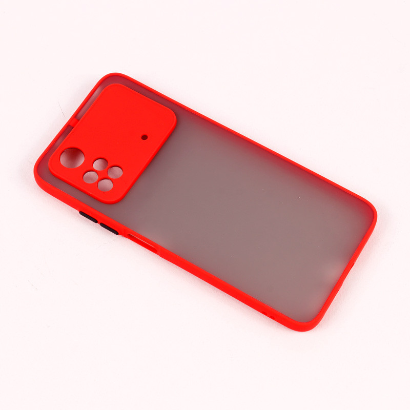 قاب PC مات محافظ لنز دار Xiaomi Poco M4 Pro