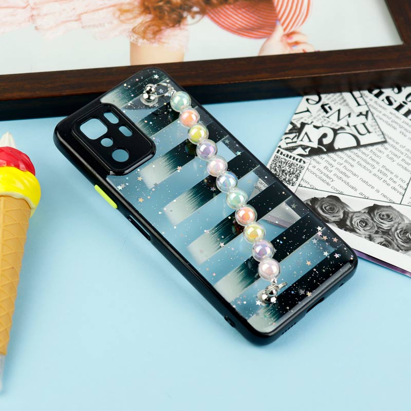 قاب فانتزی بند مرواریدی محافظ لنزدار Xiaomi Poco X3 GT