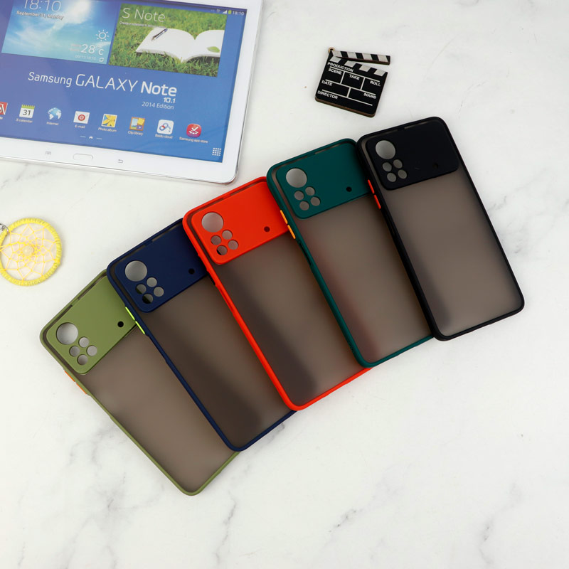 قاب PC مات محافظ لنز دار Xiaomi Poco X4 Pro 5G