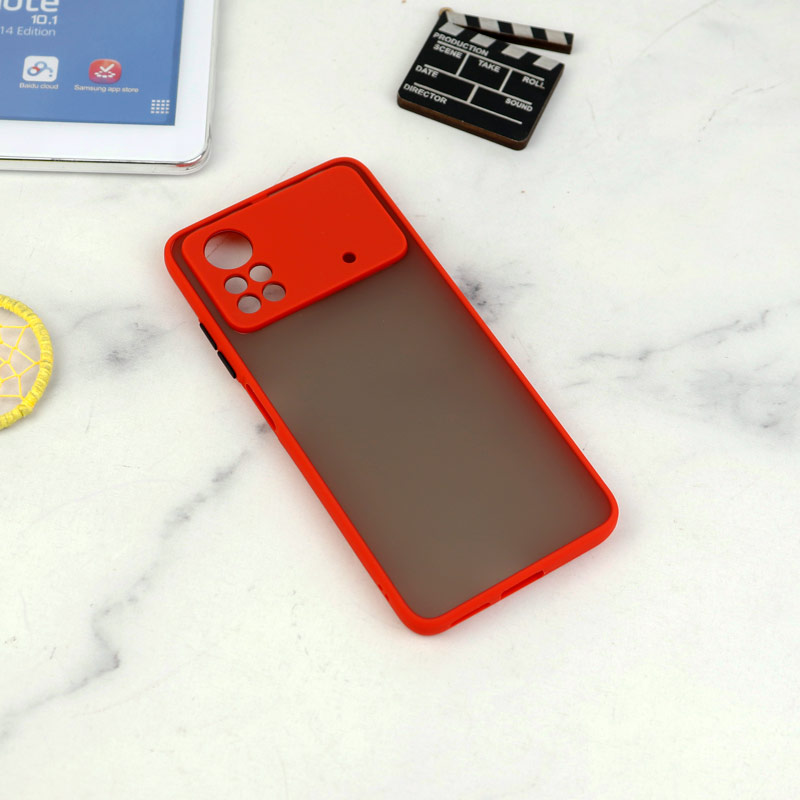 قاب PC مات محافظ لنز دار Xiaomi Poco X4 Pro 5G