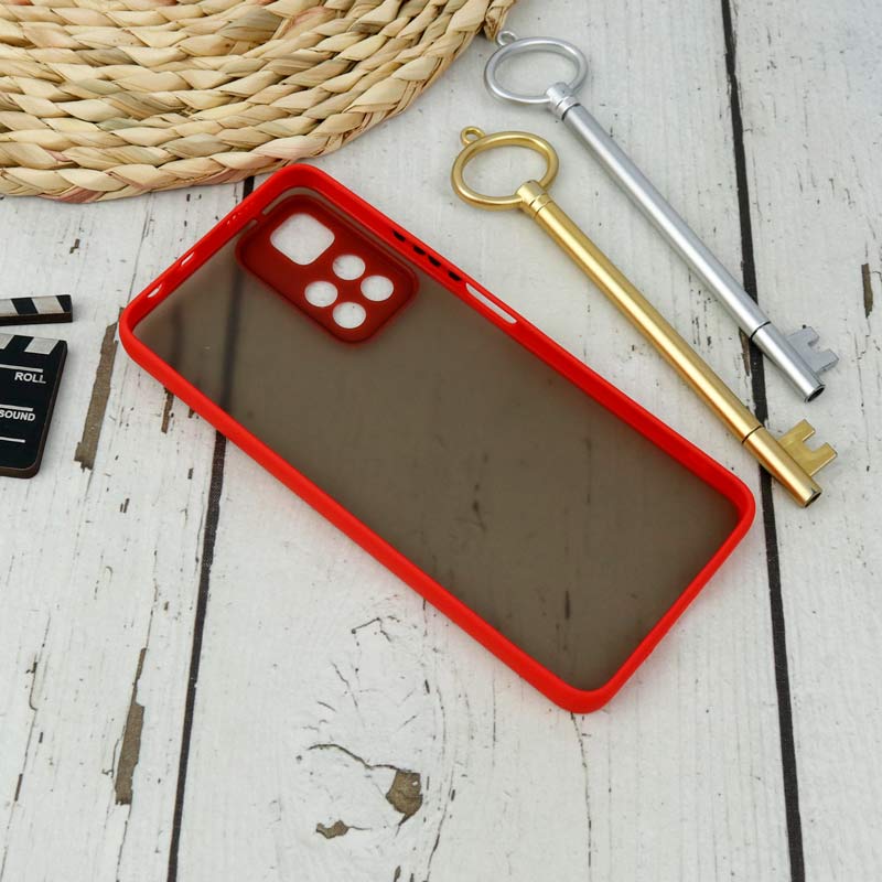 قاب PC مات محافظ لنز دار Xiaomi Redmi Note 11 Pro (China)