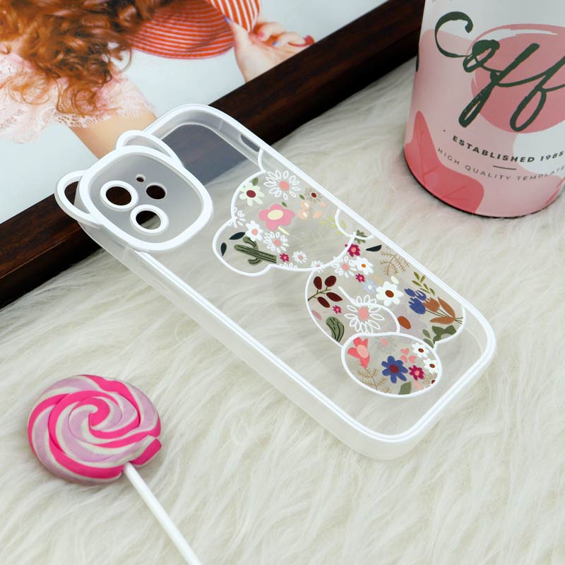 قاب عروسکی گوش دار محافظ لنزدار iPhone 12