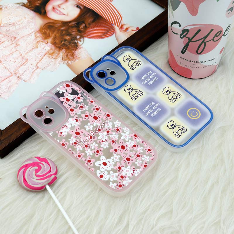 قاب عروسکی گوش دار محافظ لنزدار iPhone 12