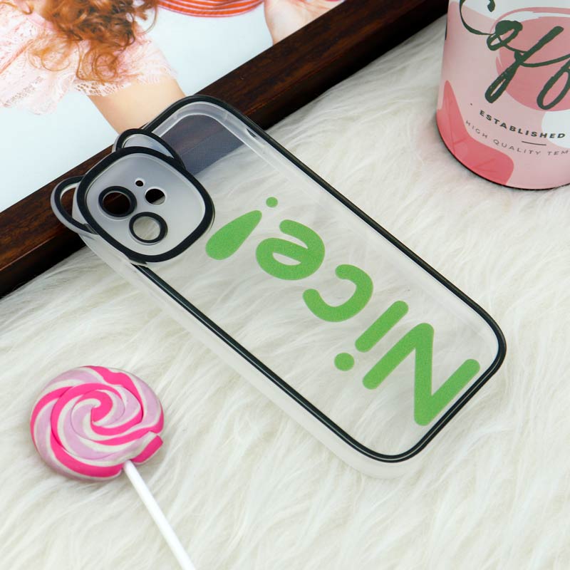 قاب عروسکی گوش دار محافظ لنزدار iPhone 12