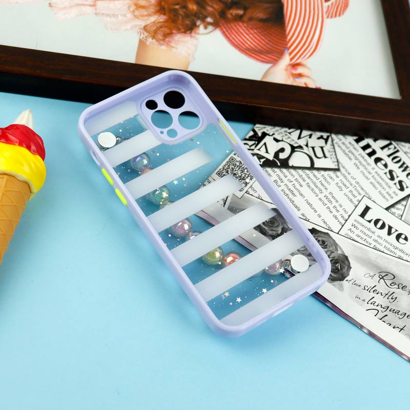 قاب فانتزی بند مرواریدی محافظ لنزدار iPhone 12 Pro