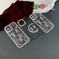 قاب عروسکی خرس نقره ای محافظ لنزدار iPhone 12 Pro Max