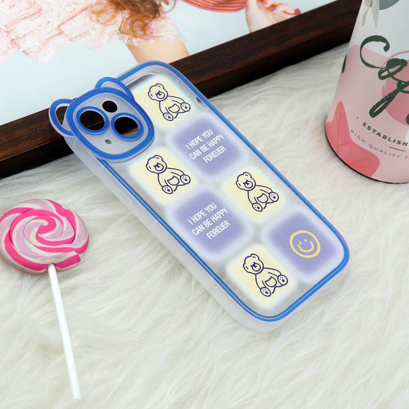 قاب عروسکی گوش دار محافظ لنزدار iPhone 13