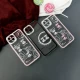 قاب عروسکی خرس نقره ای محافظ لنزدار iPhone 13