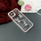 قاب عروسکی خرس نقره ای محافظ لنزدار iPhone 13