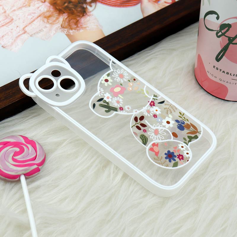 قاب عروسکی گوش دار محافظ لنزدار iPhone 13