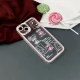 قاب عروسکی خرس نقره ای محافظ لنزدار iPhone 13