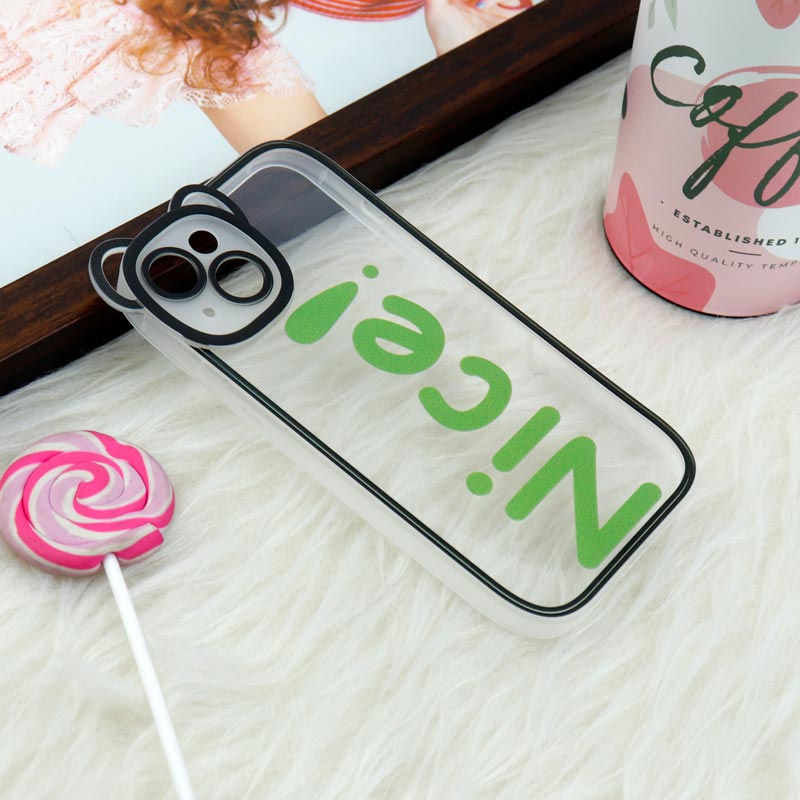 قاب عروسکی گوش دار محافظ لنزدار iPhone 13