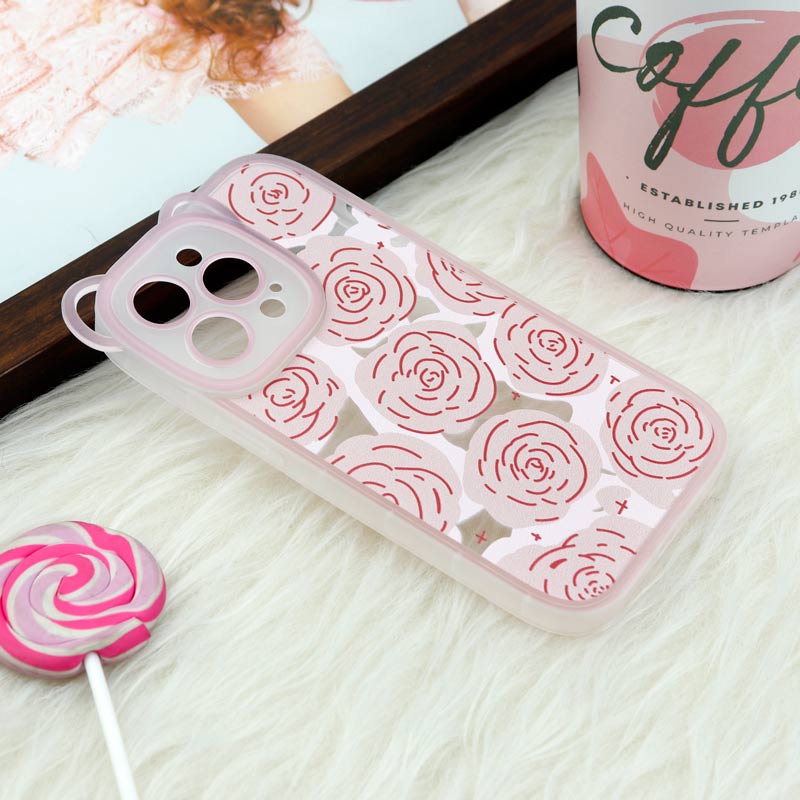 قاب عروسکی گوش دار محافظ لنزدار iPhone 13 Pro
