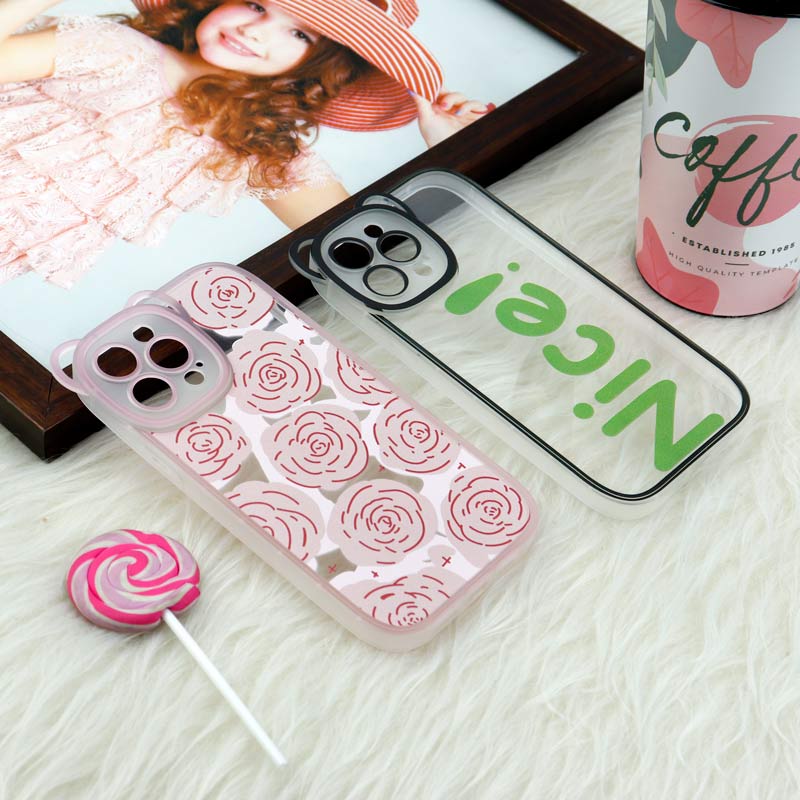 قاب عروسکی گوش دار محافظ لنزدار iPhone 13 Pro Max