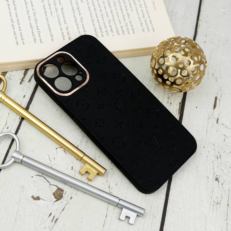 قاب چرمی داغی خورده LV محافظ لنزدار iPhone 13 Pro Max