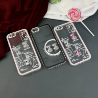 قاب عروسکی خرس نقره ای محافظ لنزدار iPhone 6s