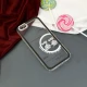 قاب عروسکی خرس نقره ای محافظ لنزدار iPhone 6s