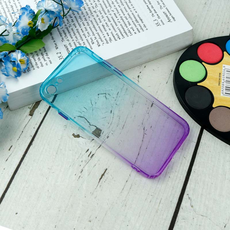 قاب آبرنگی دور رنگی محافظ لنزدار iPhone 7/8