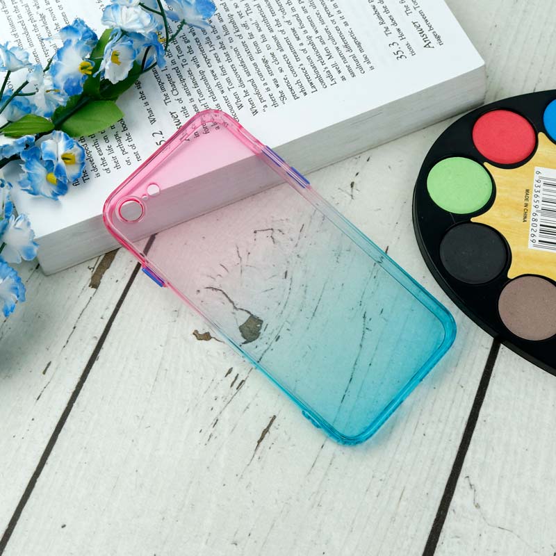قاب آبرنگی دور رنگی محافظ لنزدار iPhone 7/8