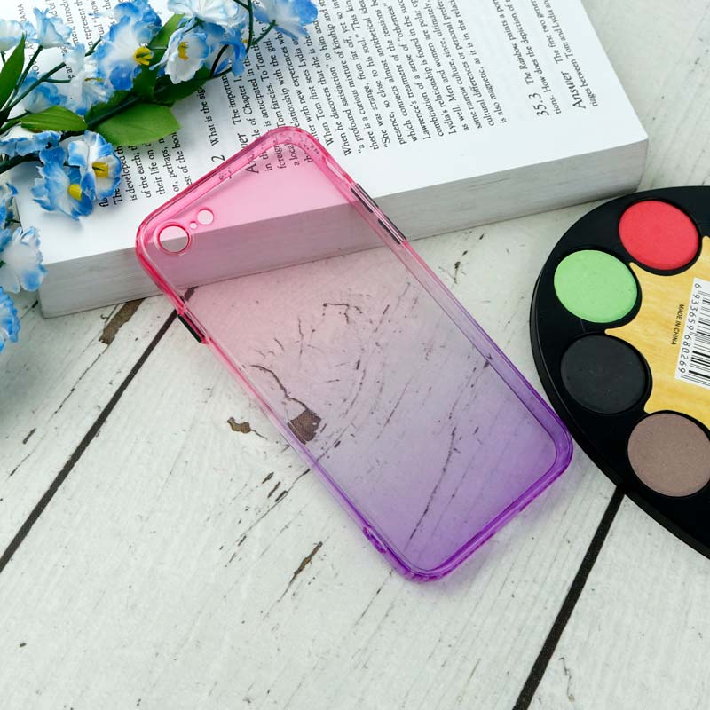 قاب آبرنگی دور رنگی محافظ لنزدار iPhone 7/8