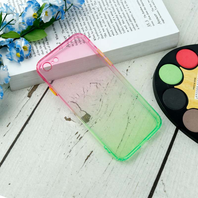 قاب آبرنگی دور رنگی محافظ لنزدار iPhone 7/8