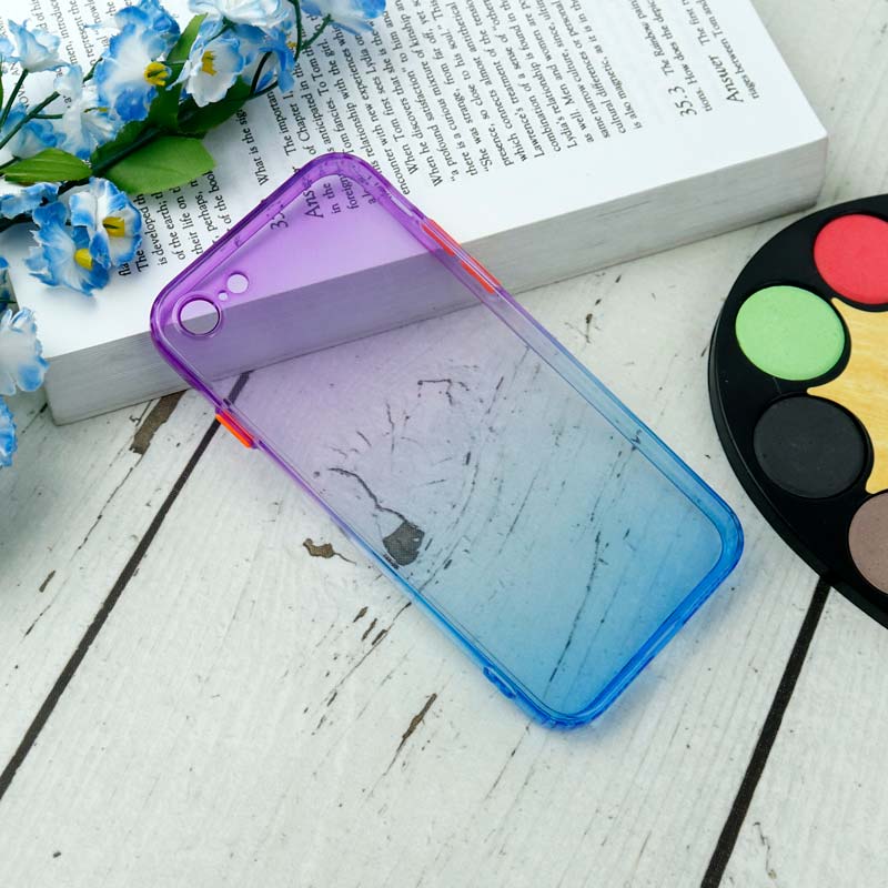قاب آبرنگی دور رنگی محافظ لنزدار iPhone 7/8