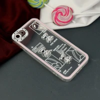 قاب عروسکی خرس نقره ای محافظ لنزدار iPhone 7/8