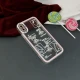 قاب عروسکی خرس نقره ای محافظ لنزدار iPhone XS