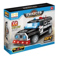 لگو ماشین پلیس 72 تکه DIY Swatcop کد 89-101B