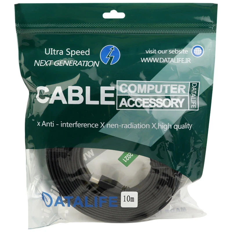 کابل HDMI دیتالایف Flat طول 10 متر