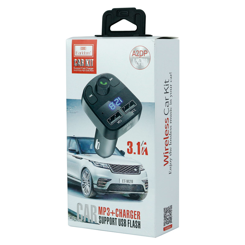 شارژر فندکی + FM Player بلوتوثی Earldom ET-M29