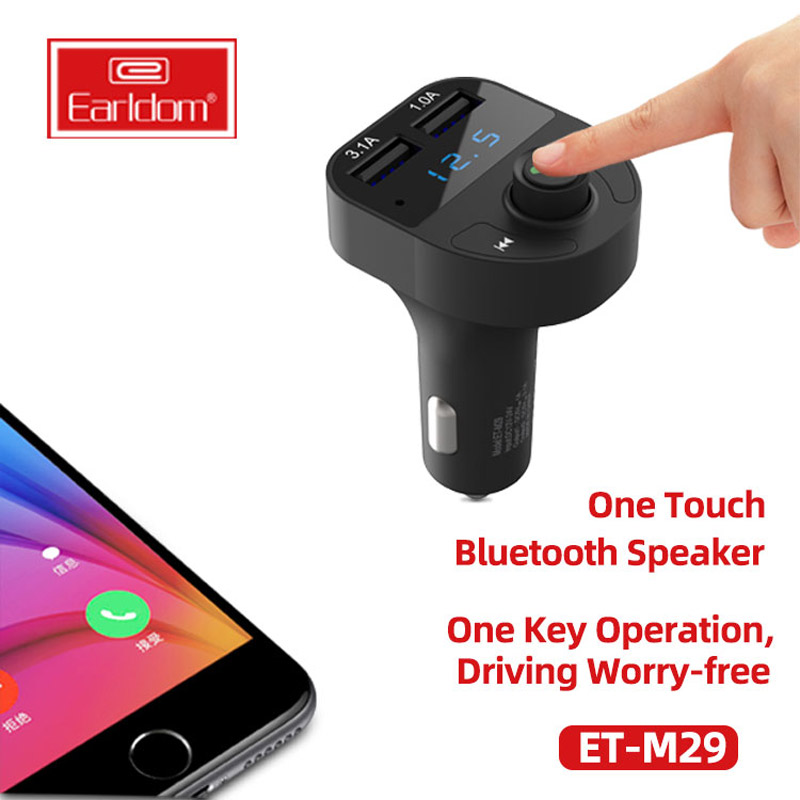شارژر فندکی + FM Player بلوتوثی Earldom ET-M29