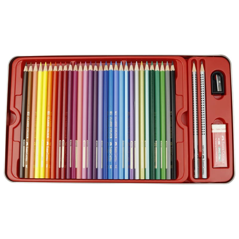 مداد رنگی 60 رنگ فابر کاستل Faber-Castell 11 58 93