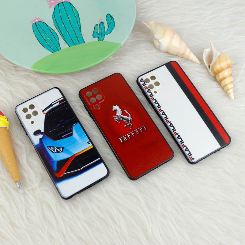 قاب فانتزی برجسته طرحدار پسرانه محافظ لنزدار Samsung Galaxy A12