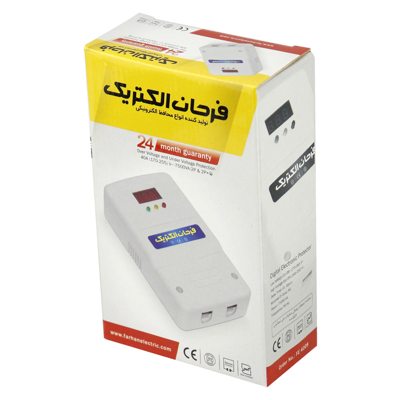 محافظ ولتاژ ورودی 40 آمپر فرحان الکتریک FE-4009