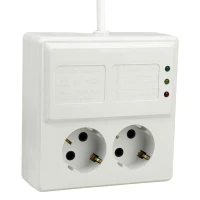 محافظ برق یخچال و فریزر 2 خانه ارت دار فرحان الکتریک با کابل 5 متری Farhan Electric FEP222