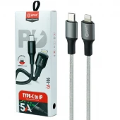 کابل تایپ سی به لایتنینگ فست شارژ 5 آمپر GFUZ CA-106 طول 1 متر