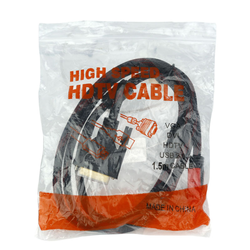 کابل HDMI to DVI 1.5m پوست ماری