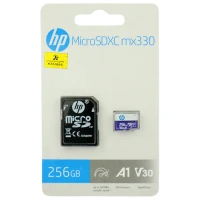 رم میکرو 256 گیگ اچ پی HP MX330 A1 V30 U3 C10 100MB/s + خشاب