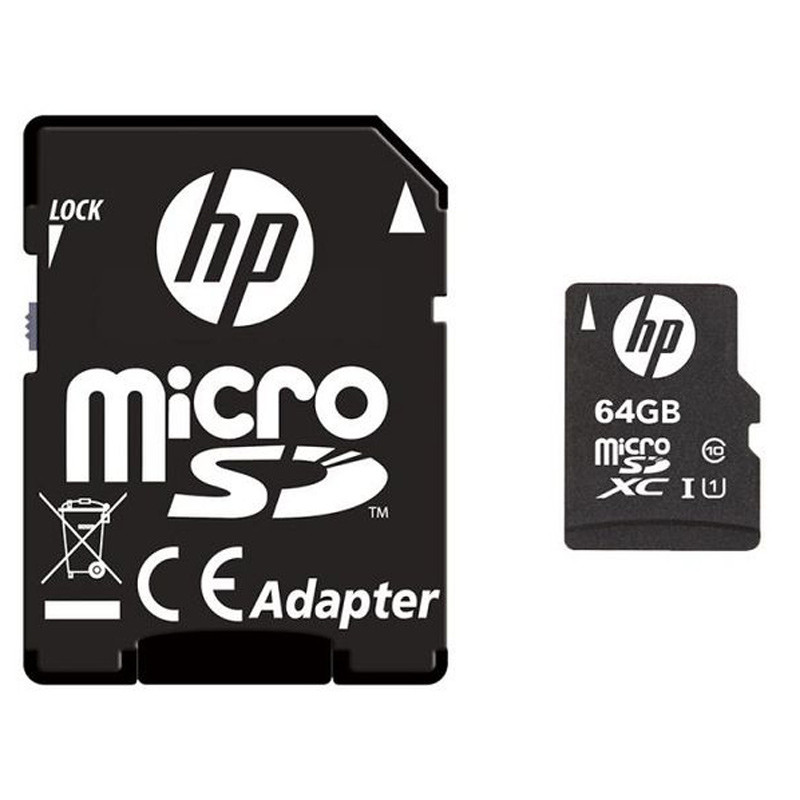 رم میکرو 64 گیگ اچ پی HP Mi210 U1 C10 + خشاب