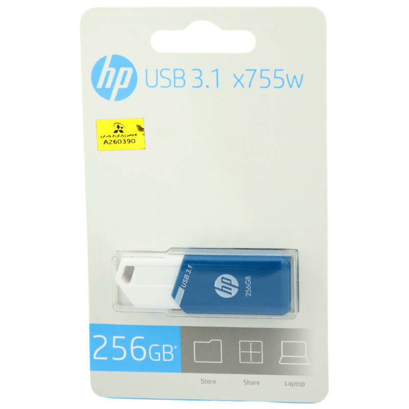 فلش 256 گیگ اچ پی HP X755W USB3.1