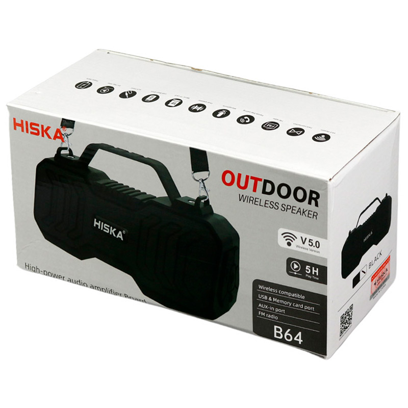 اسپیکر بلوتوثی رم و فلش خور Hiska B64