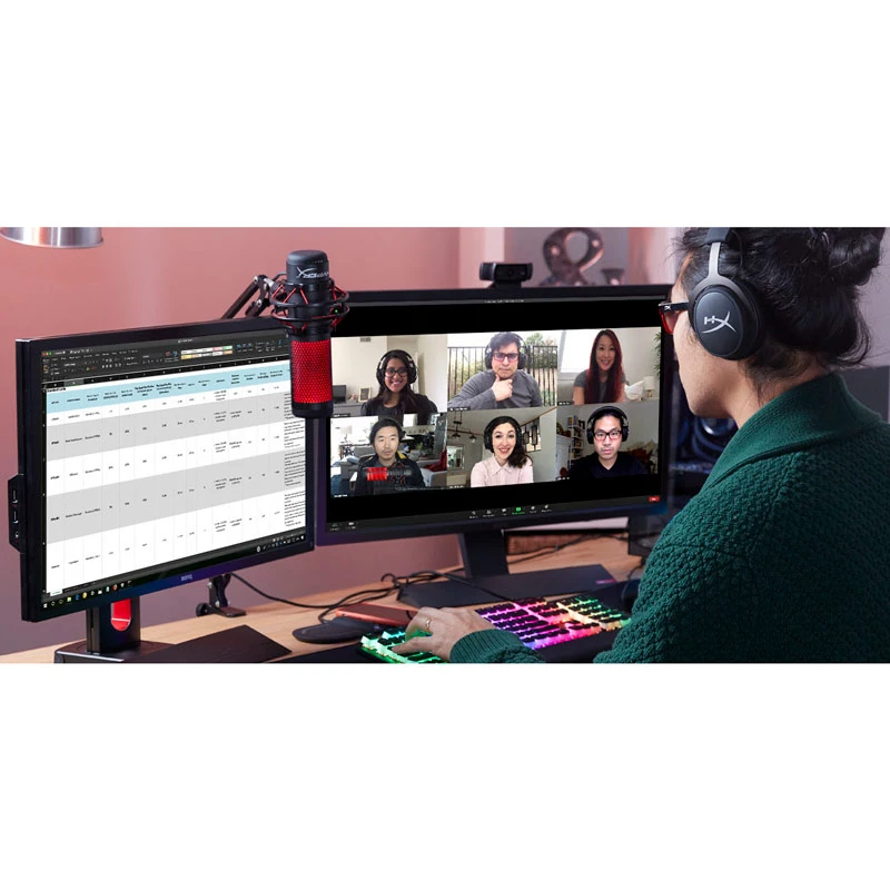 میکروفون رومیزی HyperX QuadCast