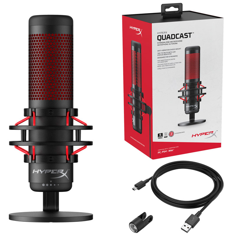 میکروفون رومیزی HyperX QuadCast