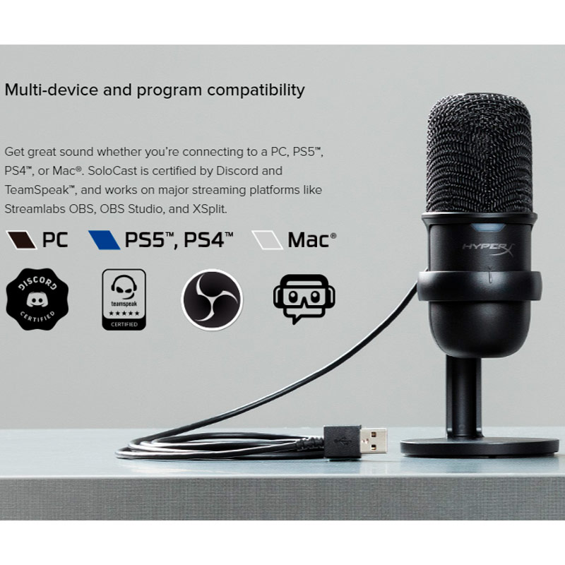 میکروفون رومیزی HyperX Solocast