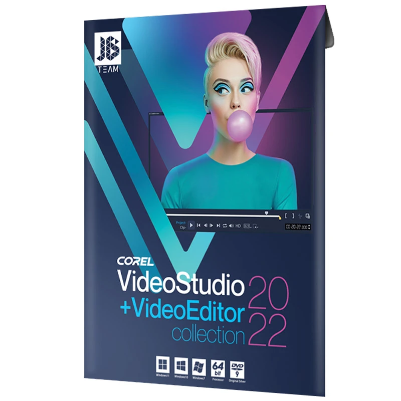 Corel Video Studio 2022 + VideoEditor Collection DVD9 JB.Team