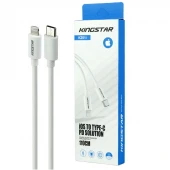 کابل تایپ سی به لایتنینگ 3 آمپر کینگ استار K251i طول 1.1 متر